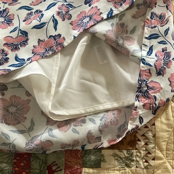 Gap women’s floral dress v-neck sm cap sleeves NWT lined spring summer casual - Picture 6 of 9